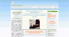 Desktop Screenshot of musique-maternelle.com